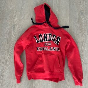 London England warm hoodie size S